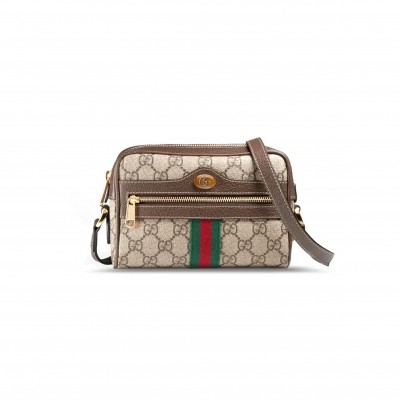GUCCI OPHIDIA GG SUPREME MINI BAG 517350 (17.5*12*5.5cm)